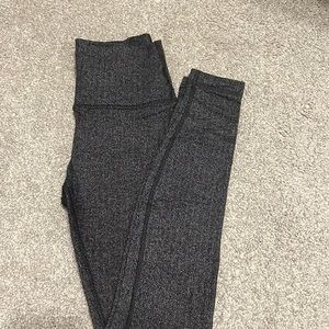 Gray and black Lulu lemon leggings